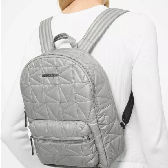 Michael Kors Winnie Medium Quilted Nylon Blue Backpack main image 6